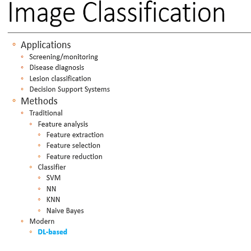 طبقه بندی تصاویر پزشکی Image Classification -
