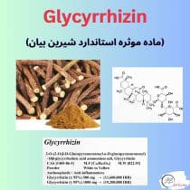 شیرین بیان ماده موثر استاندارد