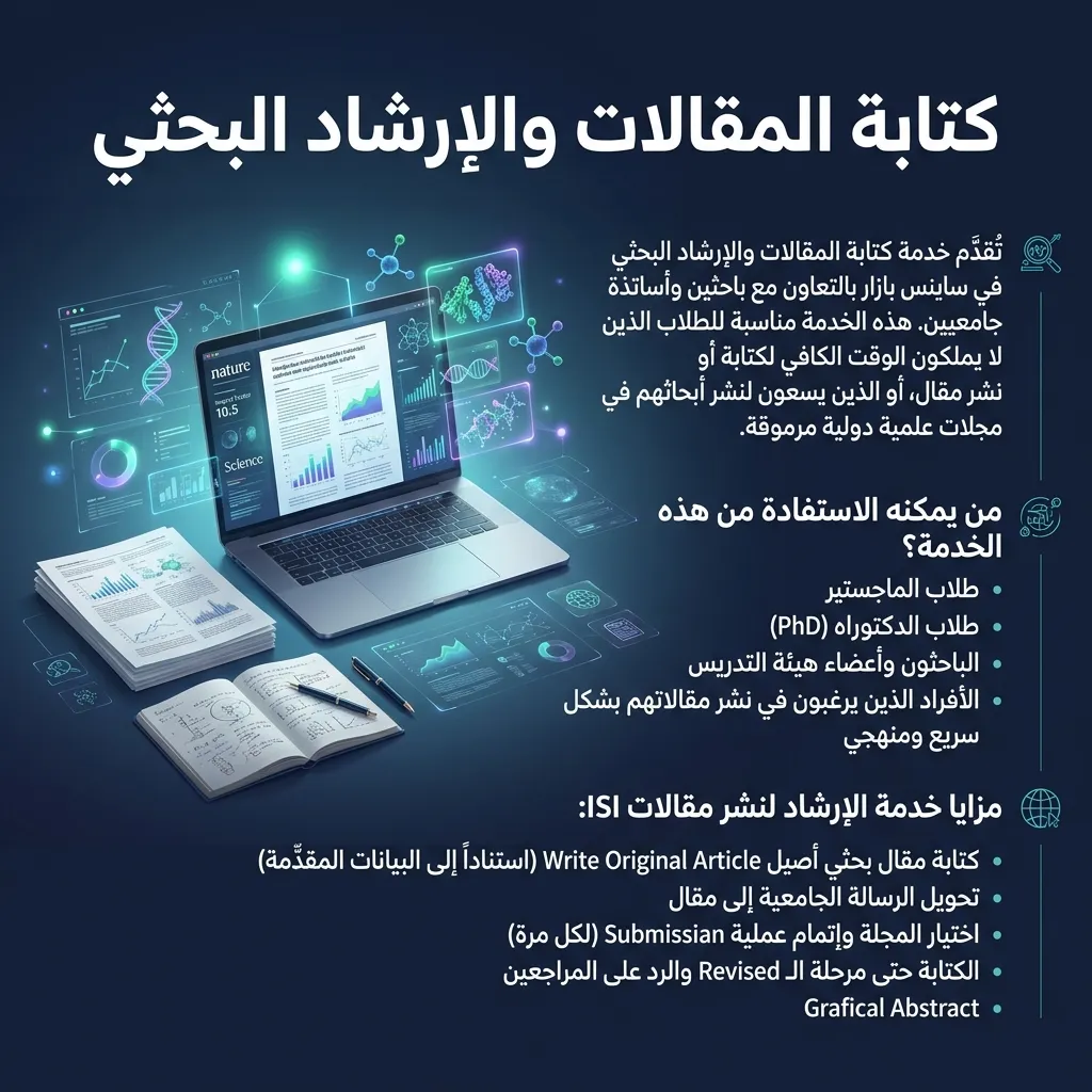 كتابة المقالات العلمية والإرشاد البحثي